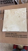 Box of American olean ceramic wall tile. 44