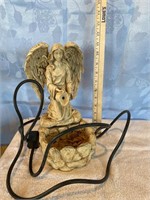 Resin Angel Garden Pump