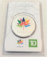 2017 Canadian 1 oz. Silver round.