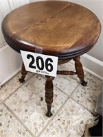 Vintage Wooden Piano Stool(Entry)