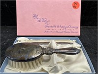 FRANK WHITING STERLING BABY BRUSH & COMB IN BOX