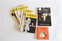 Collection of Playbills and Signed Books