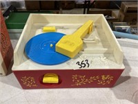 Vintage fisher price record player