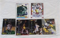 (6) AUTHENTIC AUTOGRAPHED SPORTS CARDS