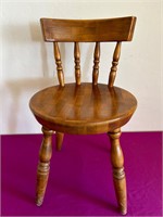 Hardwood Vintage Maple Dining Chair