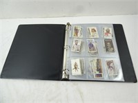 Lot of 99 Antique Cigarette Cards in Binders -