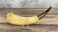 Custom Made Frontier Powder Horn