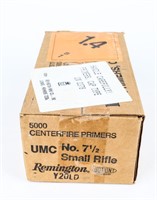 Reloading 5000 Small Rifle Primers No 7 ½ Rem UMC