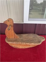 Vintage wooden rocking toy