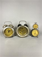 (3) Made in Germany Alarm Clocks