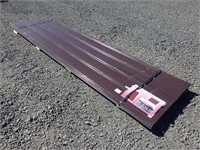 12'x3' Brown Metal Roof Panels