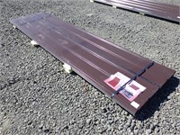 12'x3' Brown Metal Roof Panels