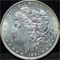 1884 Morgan Silver Dollar Nice