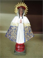 Vintage Statue of Virgin Mary 10" tall