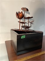 Metal water fountain from Bombay-box is 12.5”
