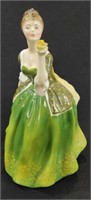 Royal Doulton Lady Figurine Fleur HN2368 Green
