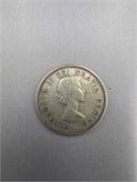 1958 25CENT CANADIAN COIN
