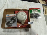 Smoke Alarm, Toilet Flapper & Flange Set