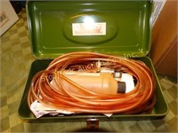 Level All - tubing in green metal case