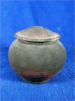 Artist Signed Raku Style Pottery