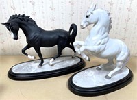 2pcs- LENOX horse sculptures - mint cond.