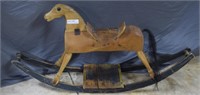 Folk Art 19th century child's rocking horse