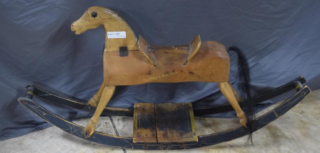 Folk Art Early 20th century child's rocking horse