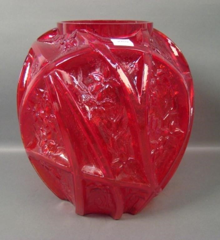 Rare Consolidated Red Line 700 Vase