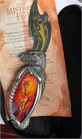 Vintage rare Franklin mint mistress of fire knife