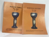 Pair of Vintage Roseville Pottery Price Guides