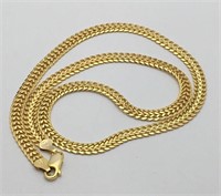 Sterling Silver Italian Gold Tone Necklace
