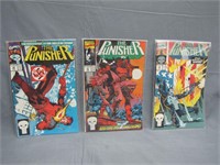 3 Assorted Punisher Comic Books