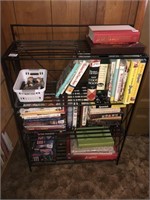 Wrought Iron book shelf *NOT BOOKS ON IT