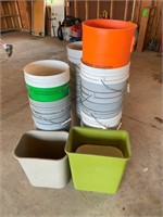 buckets & waste cans