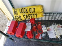 Safety lockout kit with locks and other