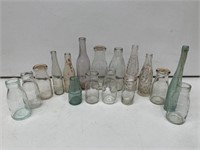 Selection of Milk and Cream Bottles etc