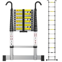 Nestling Telescoping Ladder, 8.5 FT Aluminum Exte