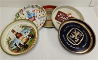 (5) Vintage 13" Beer Tray