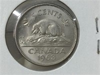 1963  Comm Ms-64 5 Cents