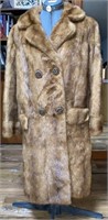 Vintage Authentic Floor Length Mink Coat (M)