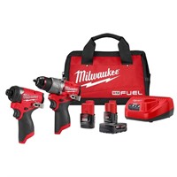 $199  Milwaukee M12 FUEL 12V Brushless Combo Kit