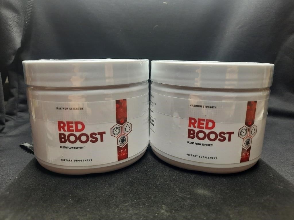 (2) Red Boost Drink Supplements