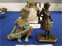 TWO ANTIQUE THAI STATUETTES