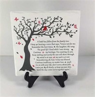 New Family Tree Sign & Stand