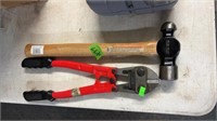 ACE 14" BOLT CUTTERS & BALL PIN HAMMER