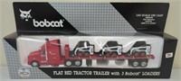 Melroe Flatbed w/3 Bobcat Loaders NIB 1/50