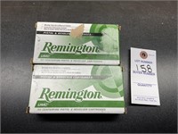 2 Boxes Remington UMC 9mm Luger Ammo