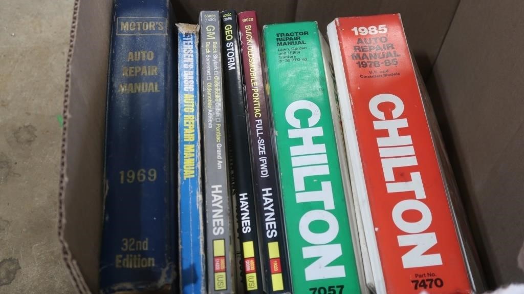 Chilton Petersen & Haynes Manuals