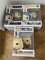 3 Pop! Figures