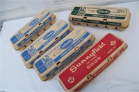 5  Vintage Egg Cartons